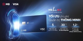 MB ra mắt thẻ doanh nghiệp đa năng MB Visa Hi BIZ: Tối ưu chi phí, chuẩn hoá quản trị và mở rộng giao thương quốc tế
