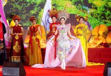 Đào Phương Linh Tỏa Sáng Với Vị Trí Vedette Tại Festival Áo Dài Du Lịch Việt Nam 2025