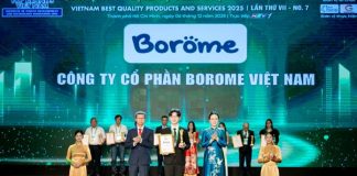 Borome – Khẳng định chuẩn mực chất lượng tại Vietnam Top Brands 2025