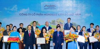 Mondelez Kinh Đô được vinh danh Top 100 Doanh nghiệp phát triển bền vững