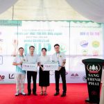 Phường Tân Khánh phối hợp doanh nghiệp tổ chức giải pickleball ngành gỗ tranh cúp môi trường đức mạnh, chăm lo an sinh xã hội
