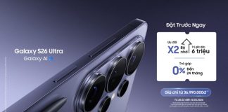 Samsung công bố giá bán Galaxy S26 series kèm ưu đãi hấp dẫn