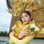 Model Teen Nguyễn Ngọc Ái Vy tỏa sáng trong vai trò Vedette của BST “Vàng Son” của NTK Áo dài Khôi Nguyễn